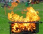 Barbecue au charbon de bois