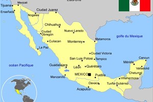 Carte du Mexique