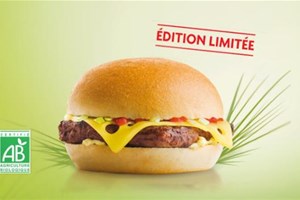 Cheeseburger bio chez Quick