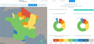 Consultez Info Sécheresse, le site qui vous donne tous les indicateurs de sécheresse dans votre région