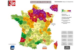 Quels sont les départements les plus écologiques de France ?