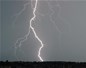 Eclair lors d'un violent orage