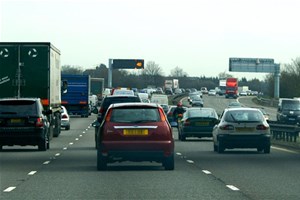 Embouteillage avec camions