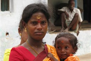 Femme enfant pauvreté