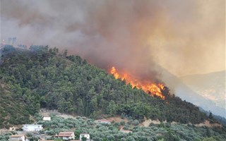 Feux de forêts en Grèce