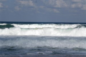 Grandes vagues sur l'océan