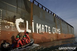 Greenpeace en action contre la déforestation