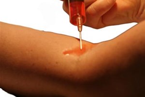 Injection de drogue