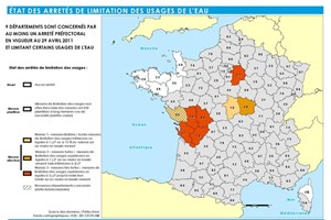 Limitation consommation eau 29 avril 2011