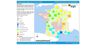 La moitié des nappes phréatiques affichent un niveau bas à très bas