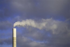 Pollution de l'air cheminée