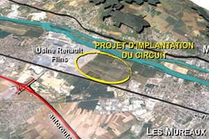 Projet circuit formule 1 Flins