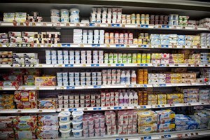 Rayon frais supermarché