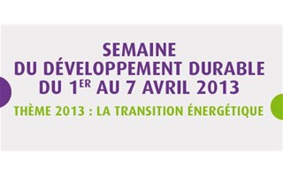 Semaine du développement durable 2013