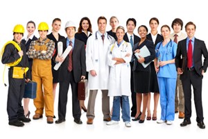 Travailleurs issus de corps de métiers différents