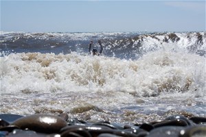 Vagues puissantes