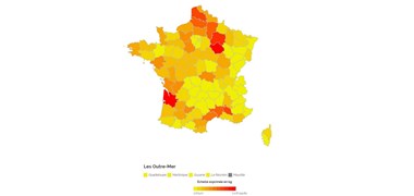 Le Vaucluse, la Réunion, la Martinique, la Gironde et l'Aube champions de l'achat de pesticides
