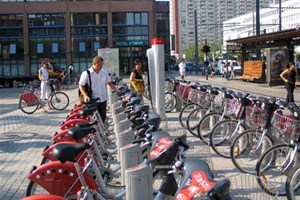 Vélo'v à la gare Lyon Part dieu