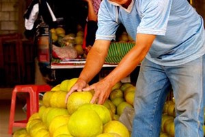 Vendeur marché