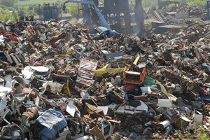 Production de tonnes de déchets