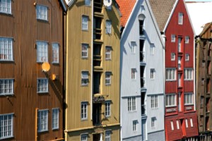 Bâtiment colorés