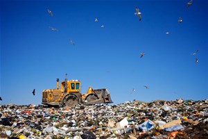 Décharge de déchets à ciel ouvert