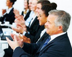 Applaudissements dans réunion