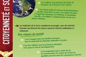 Affiche citoyen du monde
