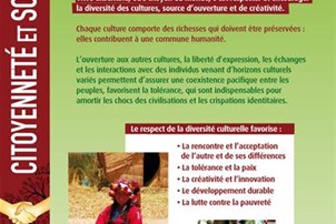 Affiche respect de la diversité culturelle