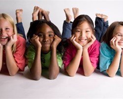 petites filles qui rient
